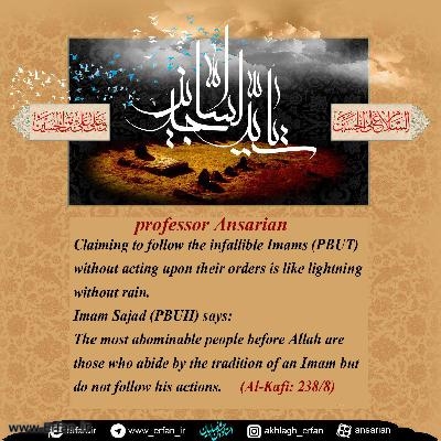 Claiming to follow the infallible Imams...