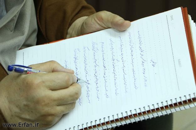 دیدار حضرت استاد انصاریان از بیماران پروانه ای در خانه "ای بی"+تصاویر