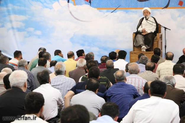 گزارش تصویری/ سخنرانی استاد انصاریان در مسجد حضرت امیر (ع)