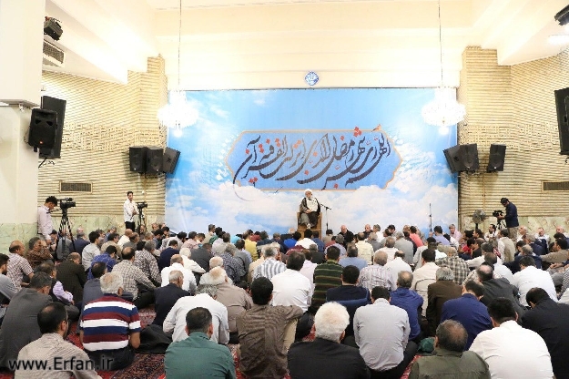 گزارش تصویری/ سخنرانی استاد انصاریان در مسجد حضرت امیر (ع)