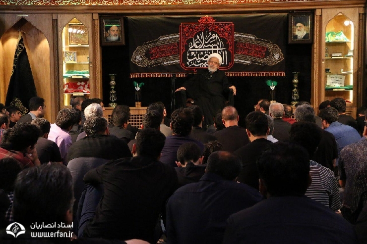 گزارش تصویری/ سخنرانی استاد انصاریان در حسینیه حضرت ابوالفضل (ع)