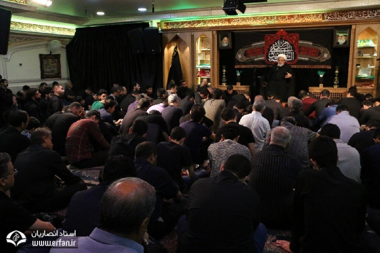 گزارش تصویری/ سخنرانی استاد انصاریان در حسینیه حضرت ابوالفضل (ع)