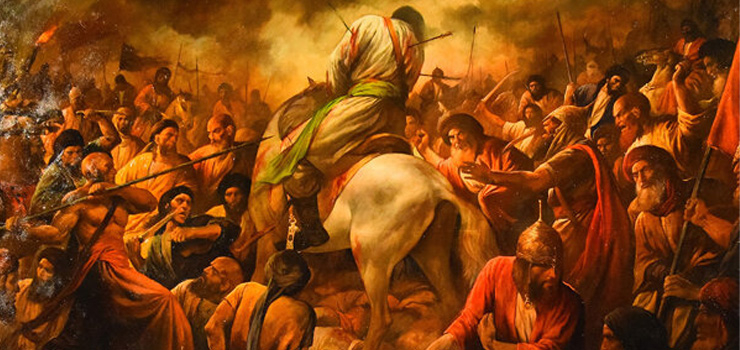 هجوم اراذل كوفه به خيمه گاه ابى عبدالله(عليه السلام)