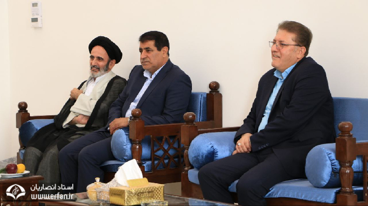 دیدار استاد انصاریان با دکتر محمد مهدی احمدی مشاور عالی وزیر فرهنگ و ارشاد اسلامی