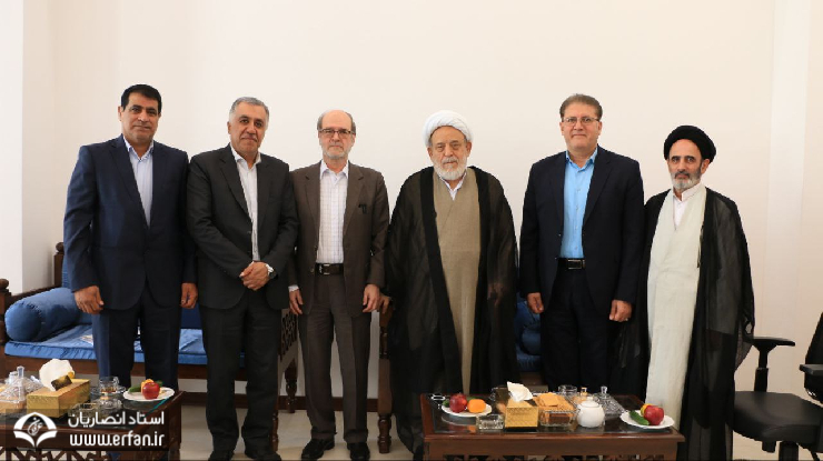 دیدار استاد انصاریان با دکتر محمد مهدی احمدی مشاور عالی وزیر فرهنگ و ارشاد اسلامی