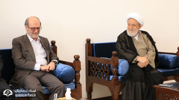 دیدار استاد انصاریان با دکتر محمد مهدی احمدی مشاور عالی وزیر فرهنگ و ارشاد اسلامی